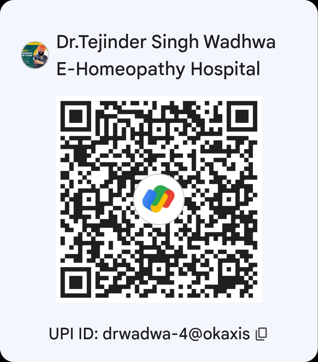UPI QR – Dr. Wadhwa Hospital